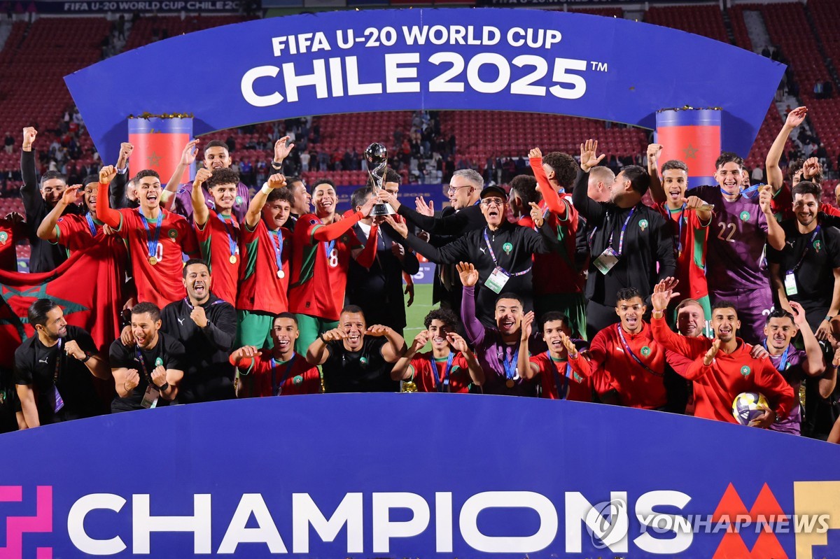 <b>모로코</b>, 아르헨에 2-0 승리…FIFA <b>U-20 월드컵</b>서 '역대 첫 <b>우승</b>'