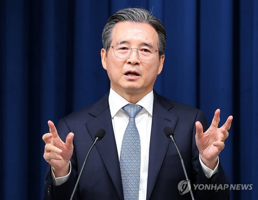 김용범 정책실장
[연합뉴스 자료사진]