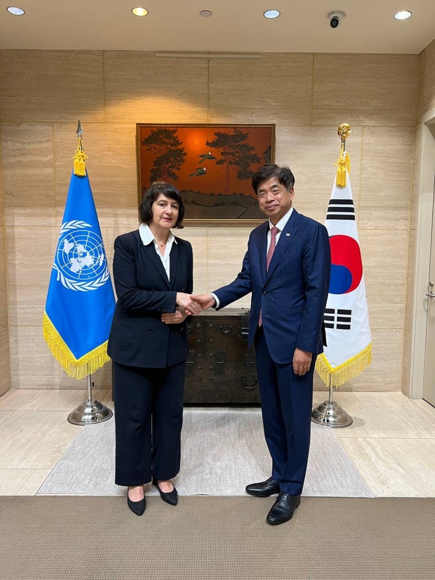 차지훈 유엔대사, 유엔 인신매매 특별보고관 면담
[주유엔 한국대표주 제공. 재판매 및 DB 금지]