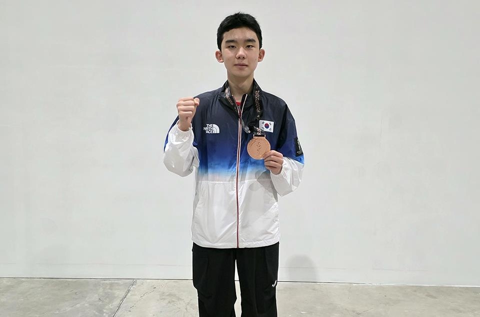 14세 '탁구 천재' 이승수, <b>아시아청소년</b><b>대회</b> 단식 동메달