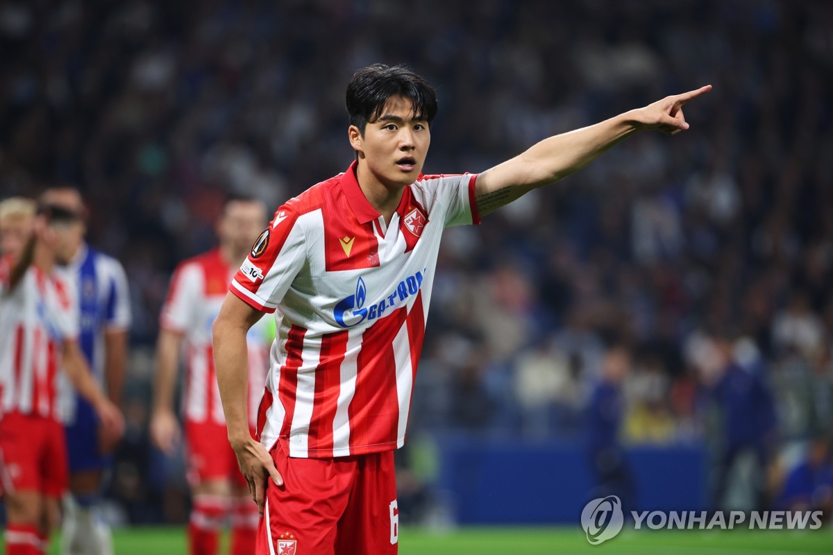 <b>설영우</b>, 시즌 4호 <b>도움</b>…<b>즈베즈다</b>는 보이보디나에 2-3 역전패