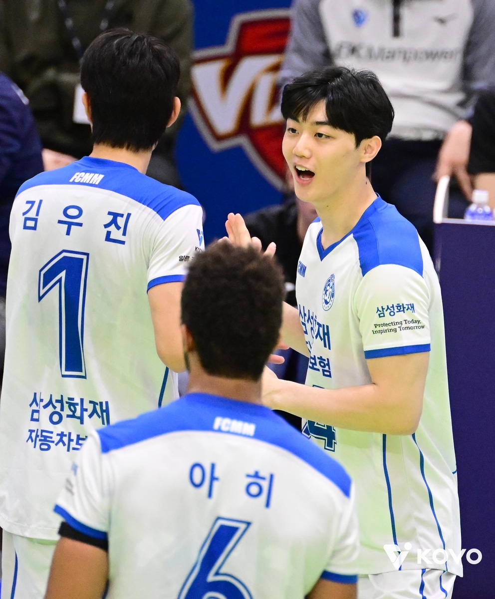 신인 2순위 <b>삼성화재</b> '해외파' 이우진, 아쉬웠던 V리그 데뷔전