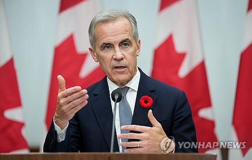 마크 카니 캐나다 총리
[AP=연합뉴스 자료사진. 재판매 및 DB금지]