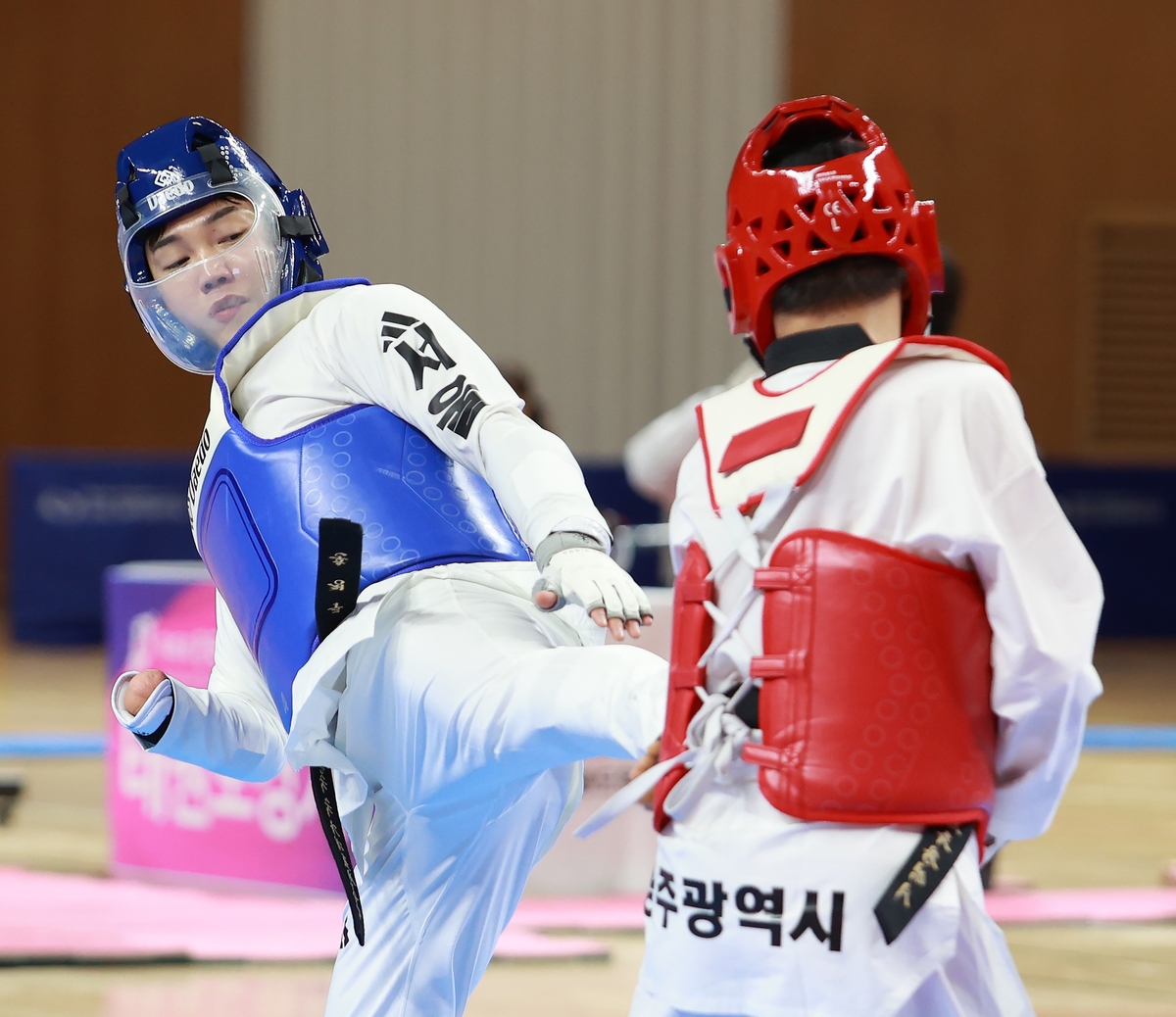 <b>주정훈</b>, 장애인체전 태권도 남자 겨루기 80급 <b>4연패</b>
