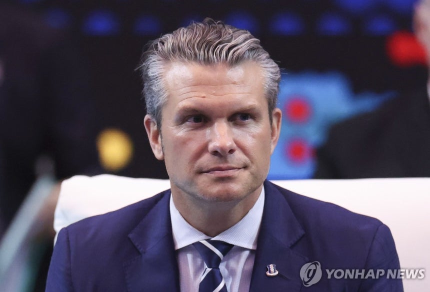 헤그세스 미국 국방부 장관
[EPA 연합뉴스 자료사진. 재판매 및 DB 금지]