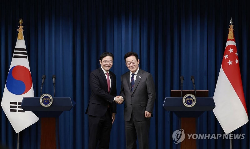 韓-<b>싱가포르</b>, <b>전략적 동반자 관계</b>로…'온라인 스캠' 등 공동대응