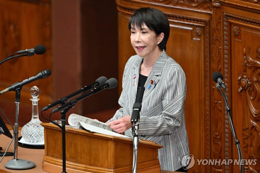 다카이치 사나에 일본 총리
[AFP 연합뉴스. 재판매 및 DB 금지]