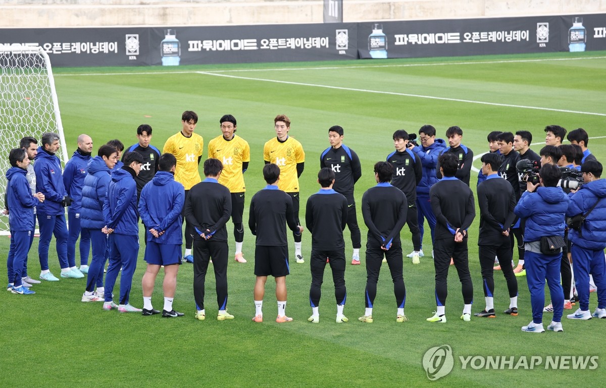 이강인·<b>조규성</b> <b>합류</b> 홍명보호, 볼리비아전 대비 '완전체 훈련'