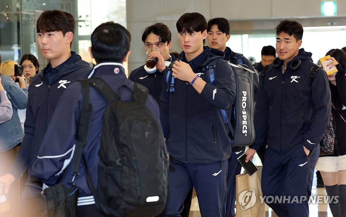 <b>한일전</b> 앞둔 <b>야구대표팀</b>, 결전지 도쿄 입성…"결과 만들겠다"
