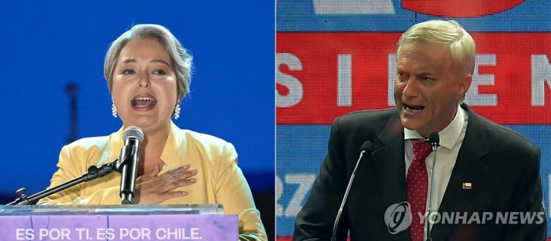 '공산당 vs 극우' 칠레 대선, 결선투표 확정
