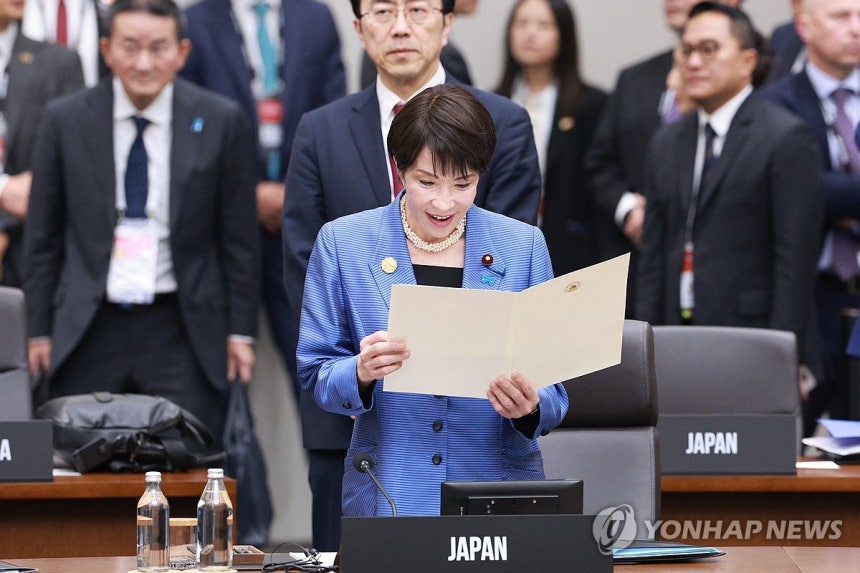 다카이치 사나에 일본 총리
[연합뉴스 자료사진. 재판매 및 DB 금지]