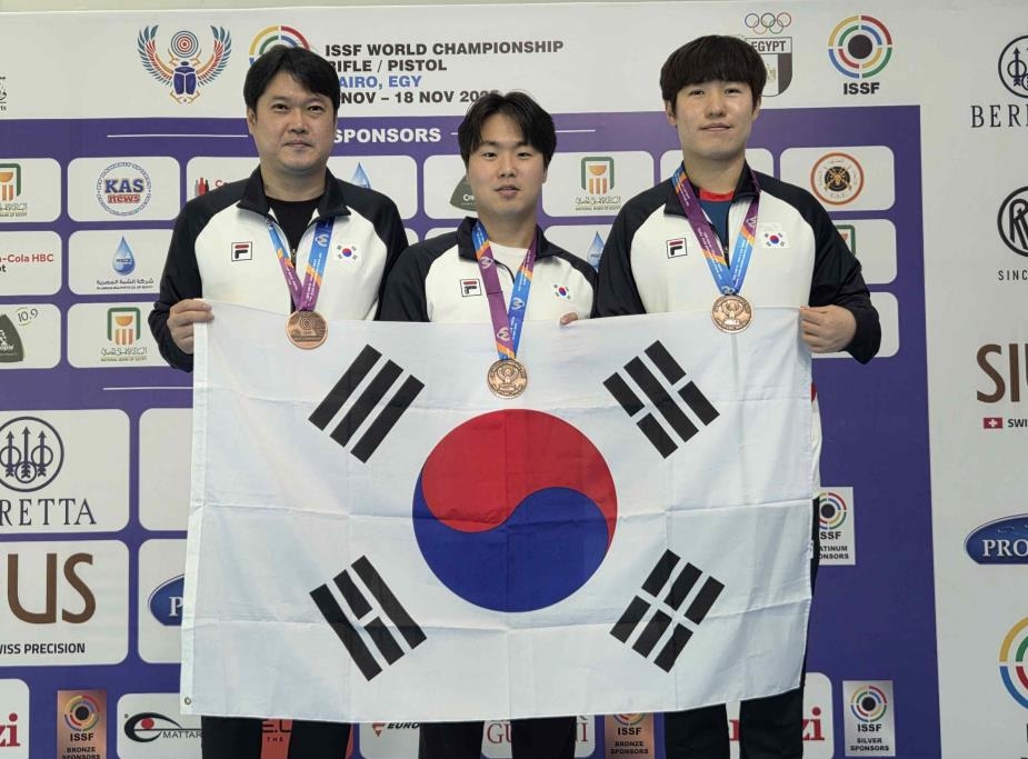 '금 7개' 한국 <b>사격</b>, 카이로 <b>세계선수권</b>대회 <b>2위</b>로 마감