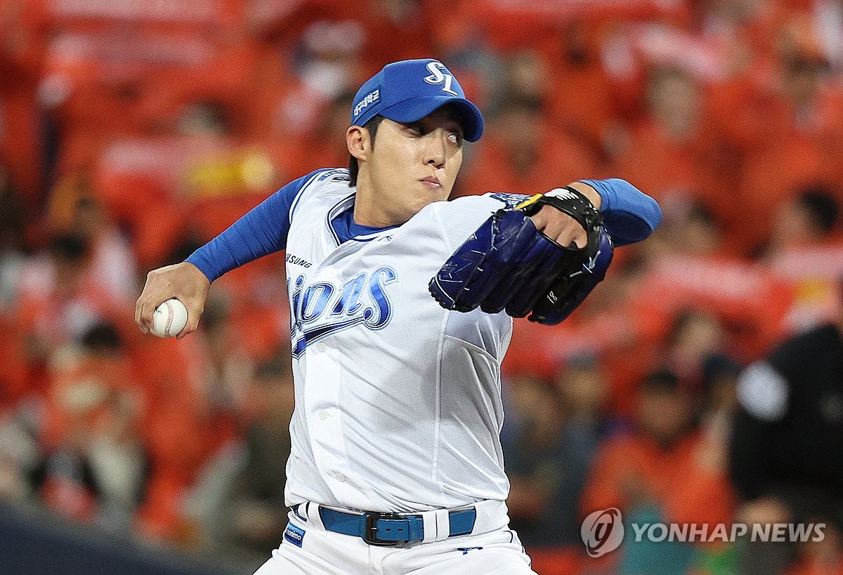 삼성 <b>원태인</b>·키움 <b>송성문</b>, 일구상 최고 투수·타자로 선정