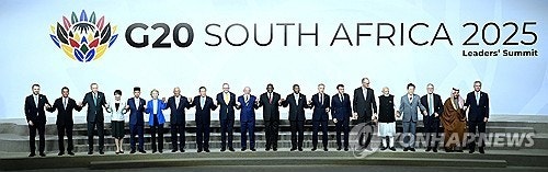 <b>G20 정상회의</b> 첫날부터 '남아공 정상선언' 전격 채택(종합2보)