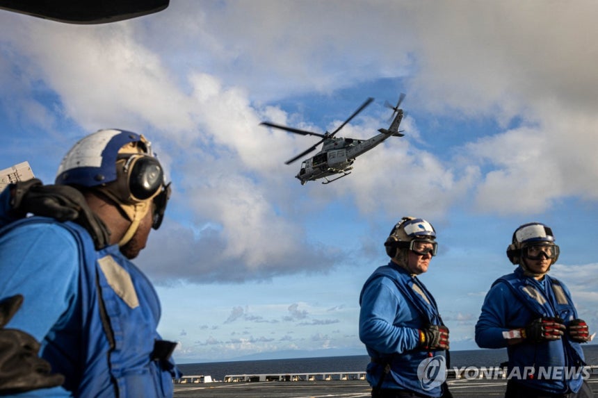 US Military Assembles in the Caribbean [Reuters Yonhap News Archive Photo. Resale and DB prohibited]