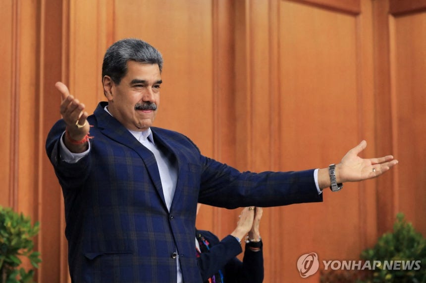 Nicolas Maduro, President of Venezuela [Reuters Yonhap News Archive Photo. Resale and DB prohibited]
