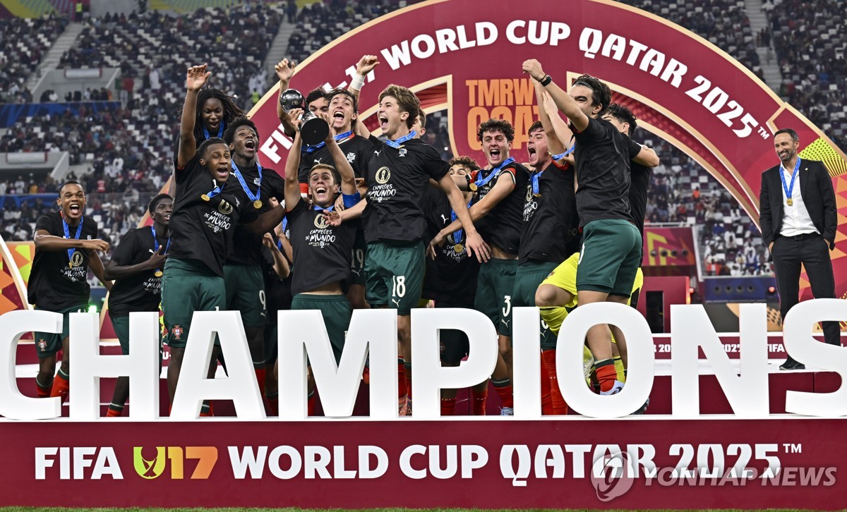 포르투갈, <b>U-17 월드컵</b>서 오스트리아 1-0 제압하고 '첫 <b>우승</b>'