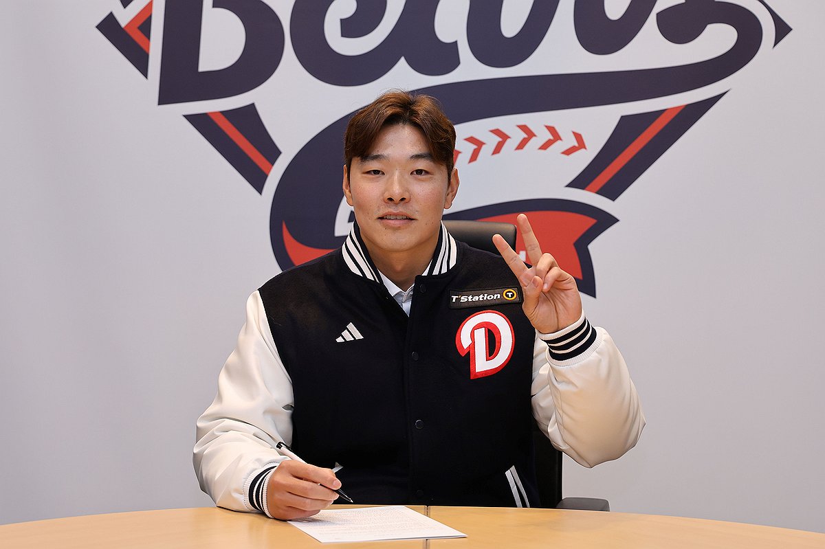 프로야구 두산, <b>FA</b> 투수 <b>최원준</b>과 잔류 <b>계약</b>