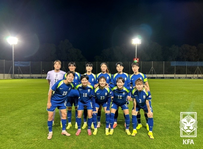'<b>김민지</b> 동점골' 여자축구대표팀, 웨일스와 평가전서 1-1 무승부