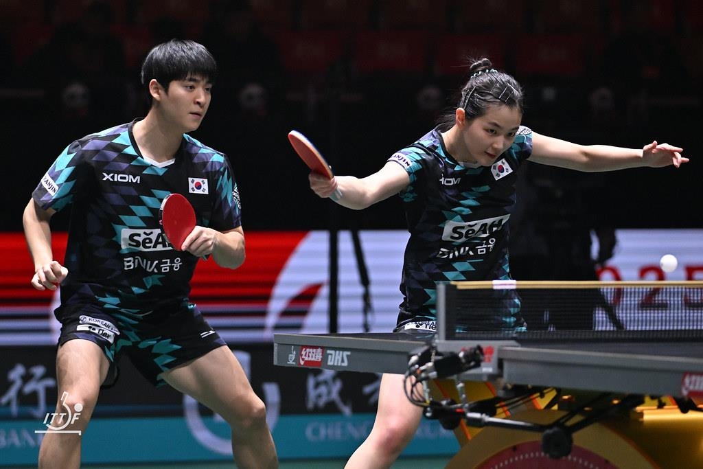 한국 <b>탁구</b>, <b>혼성단체 월드컵</b>서 미국 8-0 완파…3연승으로 <b>8강</b>행
