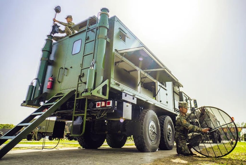 중국 인민해방군 산하 정보지원부대 네트워크 시스템 구축 중 [홍콩 SCMP 캡처.재판매 및 DB 금지]