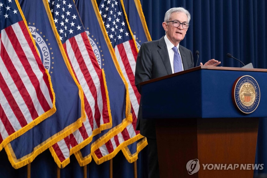 제롬 파월 미국 연방준비제도(연준ㆍFed) 의장 연합뉴스 자료사진