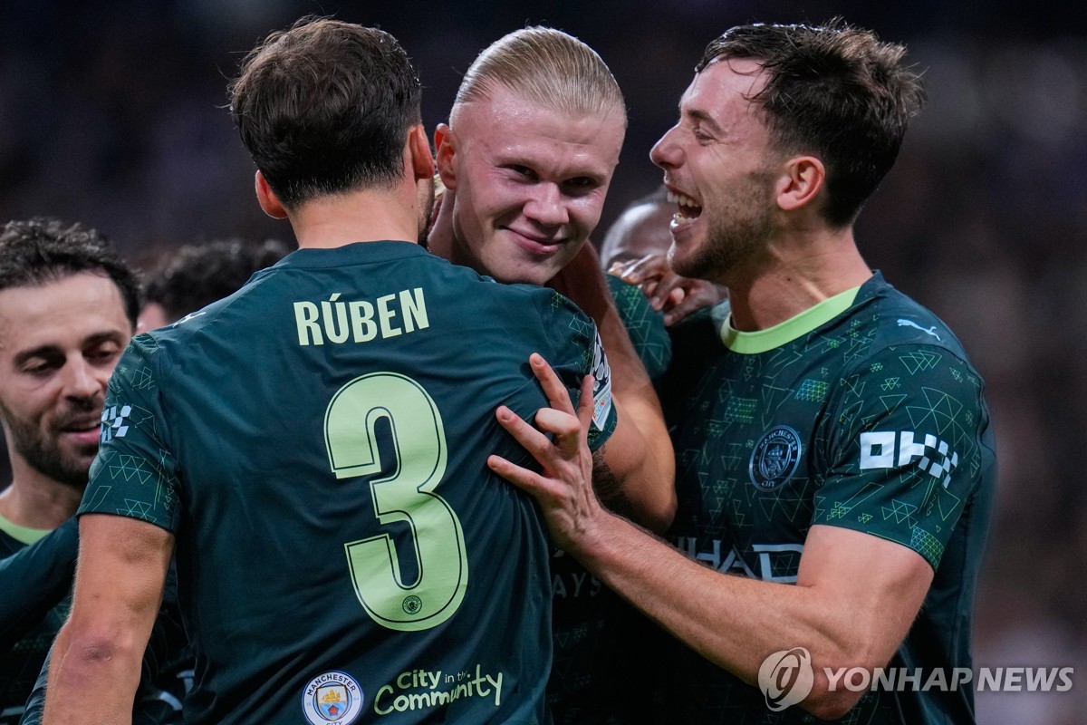 <b>맨시티</b>, 적진서 '알론소 경질 위기' <b>레알 마드리드</b>에 2-1 역전승