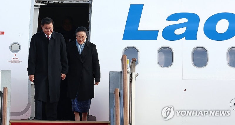 <b>통룬 시술릿 라오스 국가주석</b> 내외 <b>방한</b>
