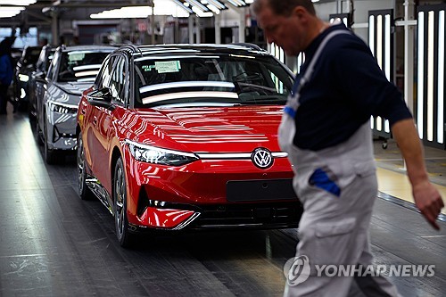 폭스바겐 공장. 기사와 상관없는 자료사진입니다.[EPA 연합뉴스 자료사진. 재판매 및 DB 금지]