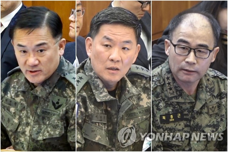 여인형·이진우·곽종근 [헌법재판소 제공.재판매 및 DB 금지]