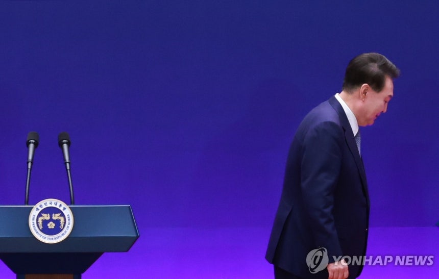 윤석열 전 대통령 2025.4.4 [연합뉴스 자료사진] 