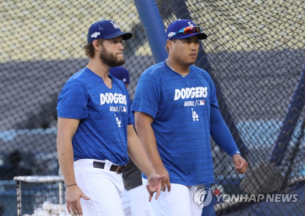 MLB닷컴 선정 '커쇼 시대 <b>다저스 올스타</b>'에 <b>류현진</b>은 '<b>4선발</b>'