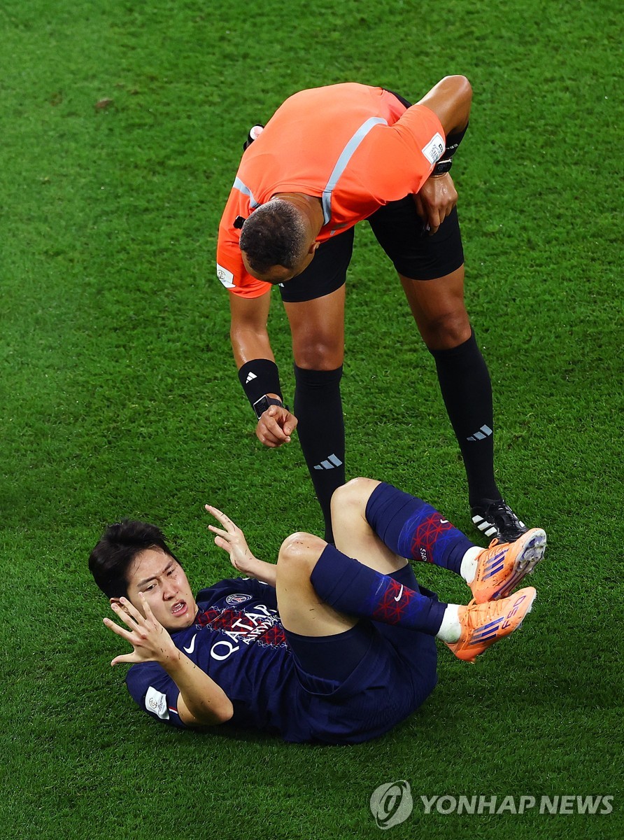 '<b>이강인 부상</b> 교체' PSG, 인터콘티넨털컵 우승으로 6관왕 대기록