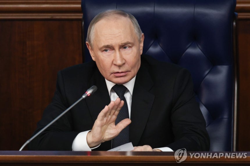 푸틴 러시아 대통령 [타스=연합뉴스]