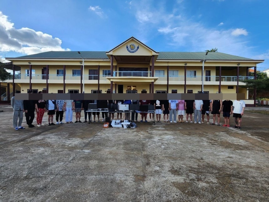 캄보디아 범죄단지서 검거된 한국인 피싱범들 [경찰청 제공.재판매 및 DB 금지]