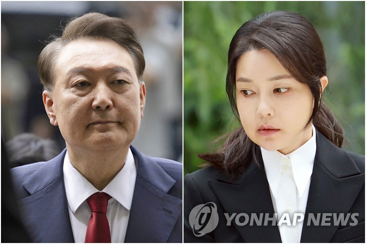윤석열 전 대통령(왼쪽)과 김건희 [사진공동취재단 제공] 2025.7.9 [촬영 신현우] 2025.8.6