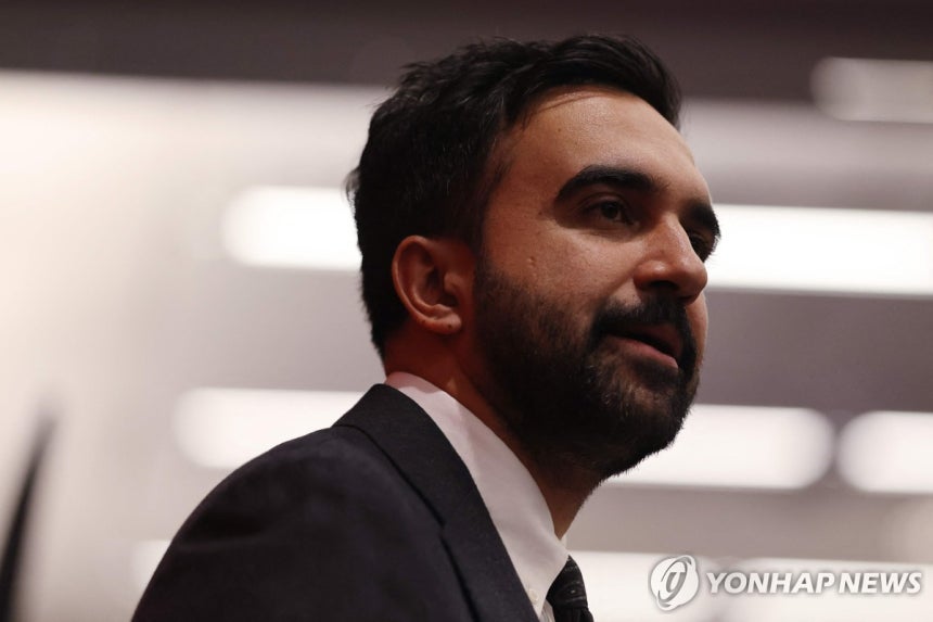 조란 맘다니 뉴욕시장 당선인 [AFP=연합뉴스 자료사진.재판매 및 DB 금지]