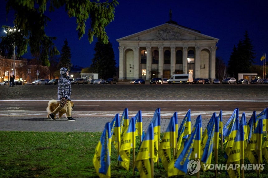 우크라이나 체르니히우 시내 [로이터 연합뉴스 자료사진.재배포 및 DB 금지]