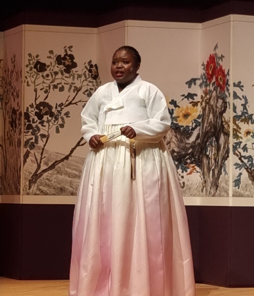 판소리 공연하는 소리꾼 로르 [로르 제공.재판매 및 DB 금지]