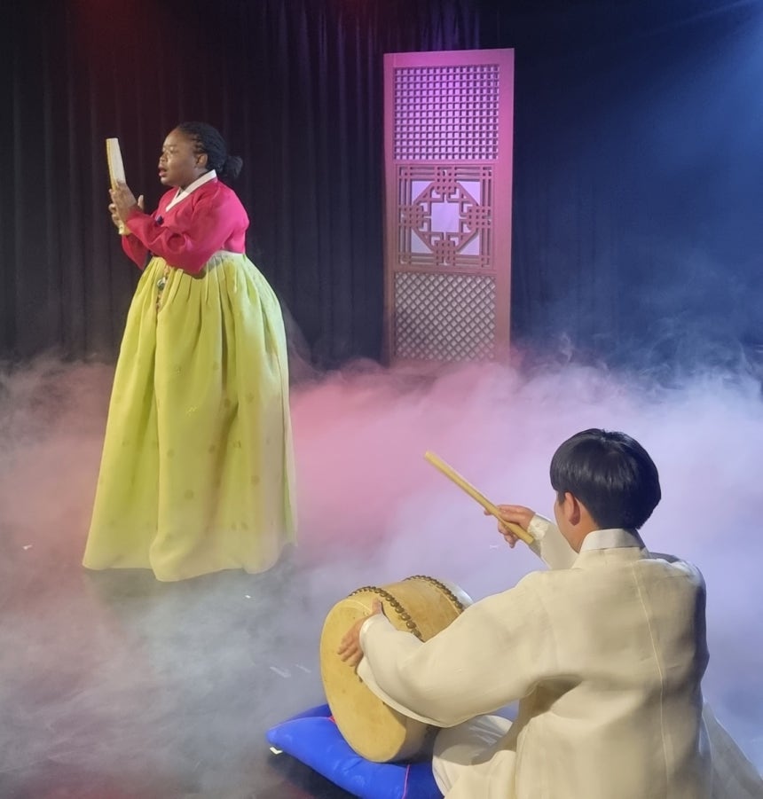 판소리 공연하는 소리꾼 로르 [로르 제공.재판매 및 DB 금지]