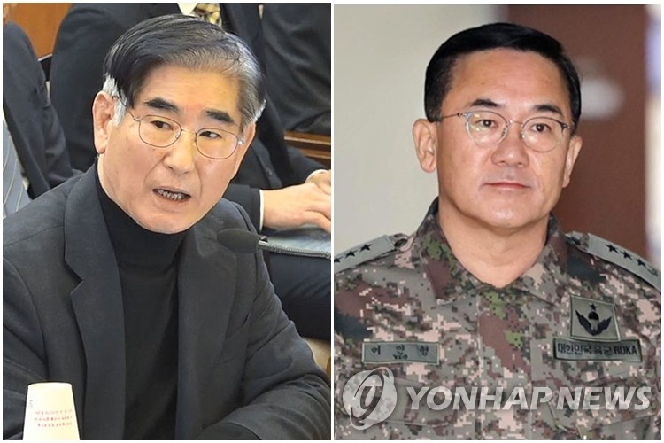 김용현 전 국방부 장관,여인형 전 방첩사령관 [연합뉴스 자료사진]