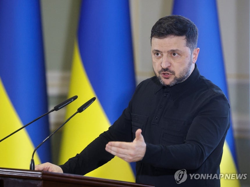 볼로디미르 젤렌스키 우크라이나 대통령 [EPA 연합뉴스]