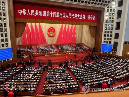 중국 전인대 전체회의 [연합뉴스 자료사진]