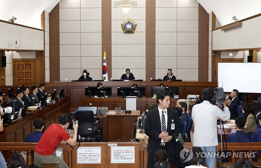 발언하는 백대현 부장판사 (서울=연합뉴스) 윤석열 전 대통령의 특수공무집행방해,<a href=