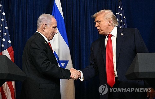 트럼프 미국 대통령과 네타냐후 이스라엘 총리 [AFP=연합뉴스 자료사진]