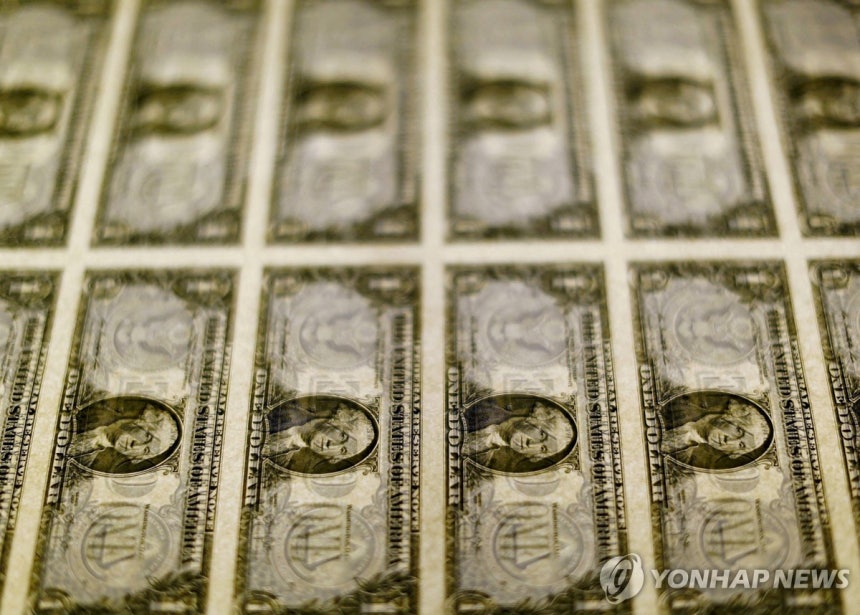 미국 달러 지폐 [로이터=연합뉴스 자료 사진.재판매 및 DB 금지]