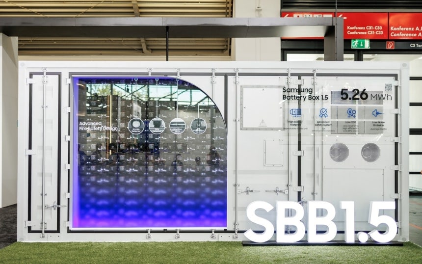 삼성SDI 전력용 ESS 배터리 설루션 'SBB' [삼성SDI 제공.재판매 및 DB 금지]