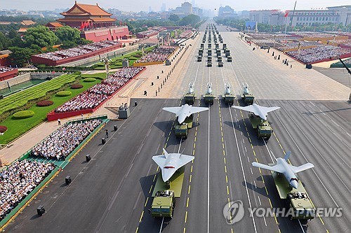 중국 '2차대전 승리 80주년' 열병식
[신화·AP 연합뉴스 자료사진. 재판매 및 DB 금지]