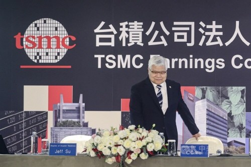 웨이저자 대만 TSMC 회장 [대만 중앙통신사 캡처.재판매 및 DB 금지]