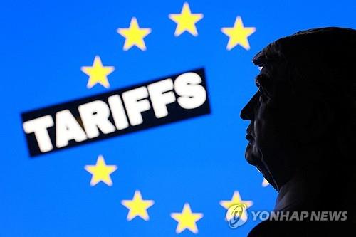 트럼프 대통령의 관세 위협 [로이터 연합뉴스 자료사진.재판매 및 DB 금지]